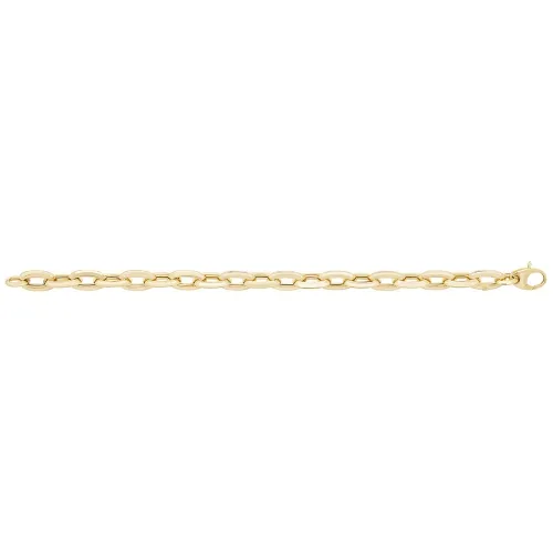 9ct Yellow Gold Ladies' 7.5 Inch Fancy Bracelet 6.5g